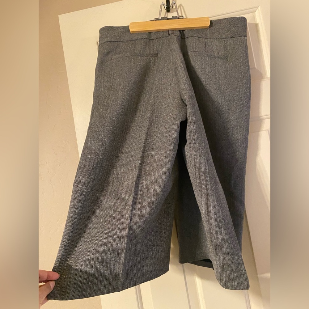 Banana Republic Wool Martin Fit Wide Leg Cropped/Culottes Pants Size 12 NWT